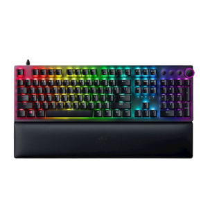 კლავიატურა - Razer Keyboard Huntsman V2 RGB 108key Red Switch USB EN, black
