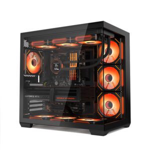 ქეისი - Golden Field GQ360 ATX Case (Black)