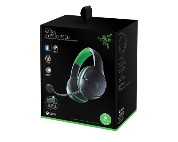ყურსასმენი - Razer Headset Kaira HyperSpeed for Xbox Licensed, WL/BT black - Image 2