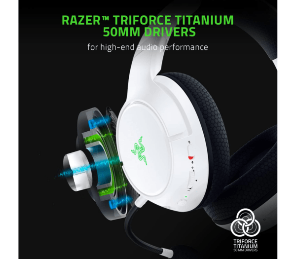 ყურსასმენი - Razer Gaming Headset Kaira Pro for Xbox WL/BT White - Image 2