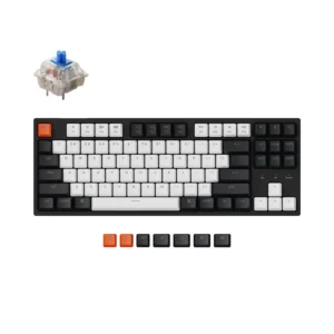 კლავიატურა - Keychron C1 87 Key Gateron RGB Hot-Swap Blue Switch (Black)
