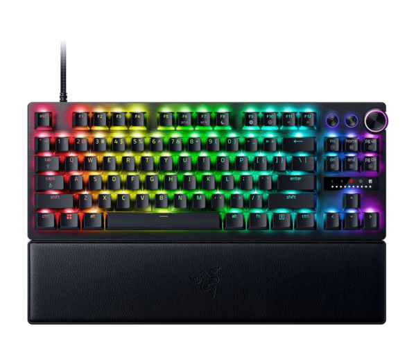 კლავიატურა - Razer Keyboard Huntsman V3 Pro TKL RGB 84key Analog Optical Switches USB-A EN, black