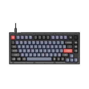 კლავიატურა - Keychron V2 K Pro Brown Hot-Swap QMK Knob Wired USB EN/UKR RGB Frosted (Black)