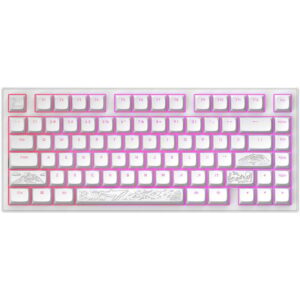 კლავიატურა – Dark Project ALU Terra Nostra White - Wired Gaming Keyboard (ANSI)