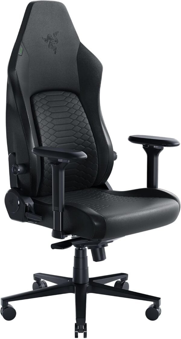 სავარძელი -  Razer chair Iskur V2 EPU Leather, 4D-Armrests, black - გამოსახულება 3