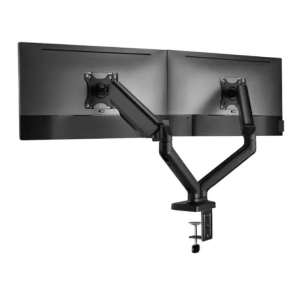 მონიტორის საკიდი - Logilink BP0177 Dual monitor mount 17"-32" flat & curved monitors aluminum Black - Image 2