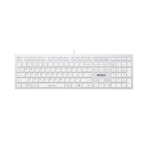 კლავიატურა - A4tech Fstyler FX50 Low Profile Scissor Switch Keyboard EN/RU Grey
