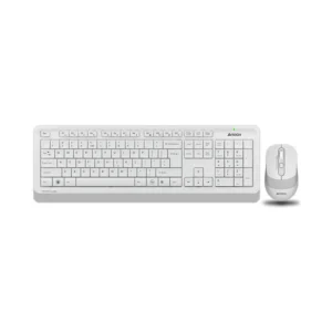 კლავიატურა-მაუსი: A4tech Fstyler FG1010 Wireless Combo Set EN/RU White