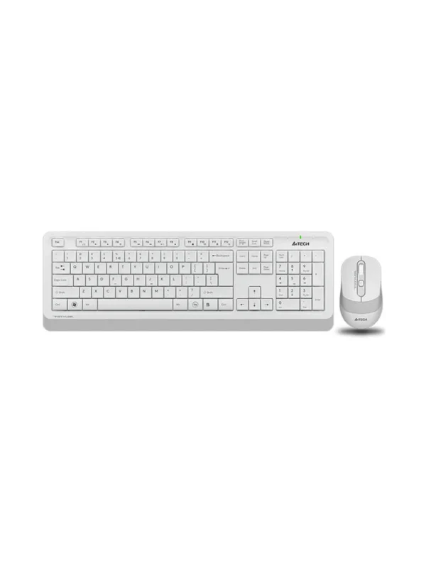 კლავიატურა-მაუსი: A4tech Fstyler FG1010 Wireless Combo Set EN/RU White