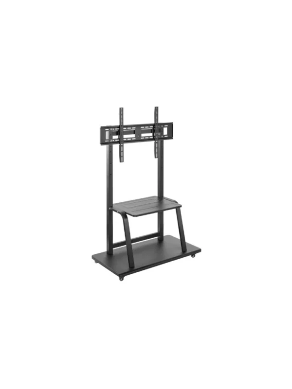 ტელევიზორის სადგამი - Gembird TVS-100F-01 TV floor stand with caster wheels 37"-100"