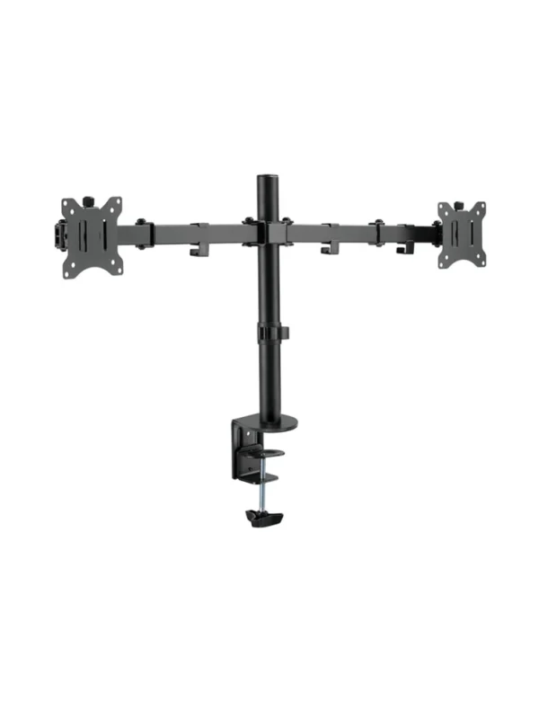 მონიტორის საკიდი - Logilink BP0098 Dual Monitor mount 17"-32" steel 360° VESA plate