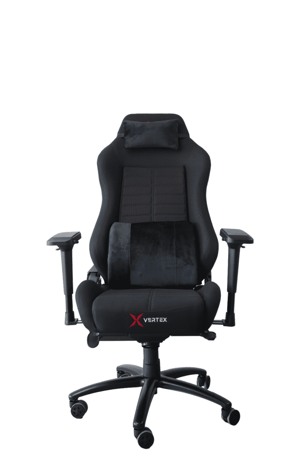 სავარძელი - Vertex Valakas Gaming Chair Black Fabric - Image 3