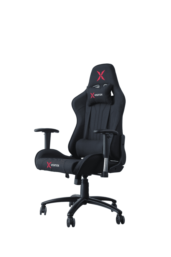სავარძელი - Vertex Turu Gaming Chair Black Fabric - გამოსახულება 2