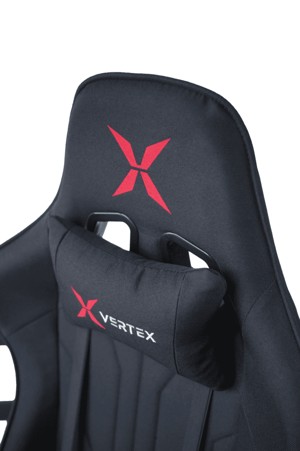 სავარძელი - Vertex Turu Gaming Chair Black Fabric - გამოსახულება 3