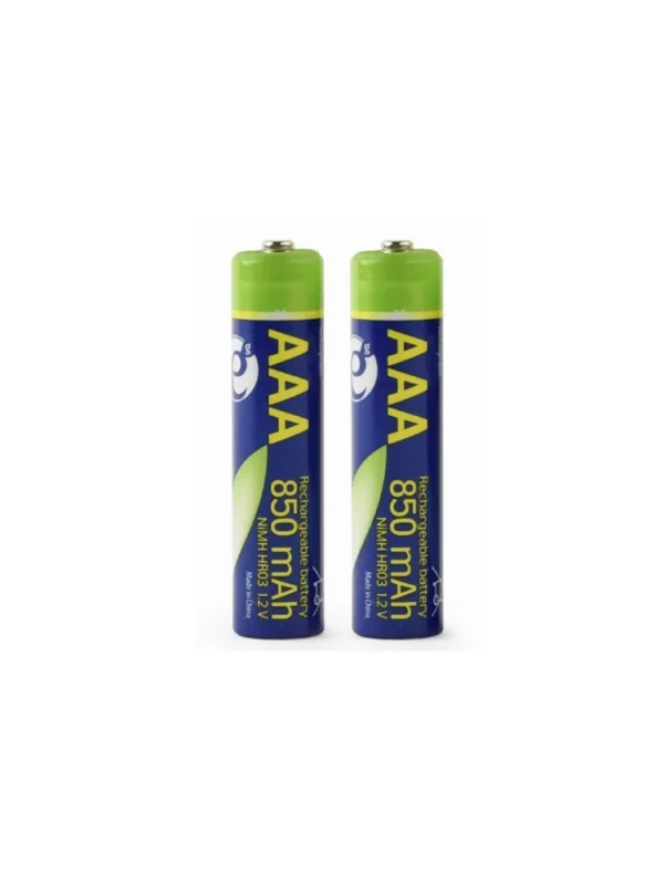 ელემენტი - Gembird EG-BA-AAA8R-01 Rechargeable AAA batteries 850mAh 2-Pack