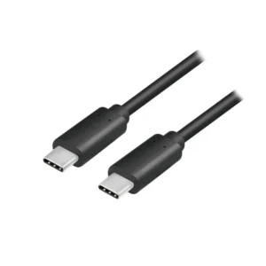 კაბელი - Logilink CU0129 USB Type-C 4K/60Hz Black 1m 100W Up to 10 Gbps