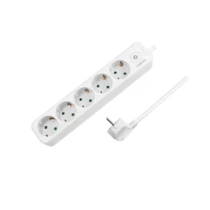 დენის ადაპტორი: Logilink LPS246 Socket Outlet 5-Way + Switch 1.5m White