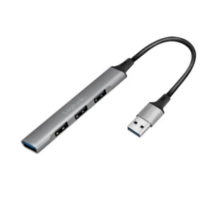 USB ჰაბი: Logilink UA0391 USB3.0 4-port Slim Hub With Aluminum Casing