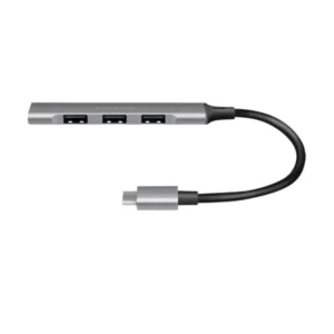 USB ჰაბი: Logilink UA0392 USB3.2 Type-C 4-port Slim Hub With Aluminum Casing