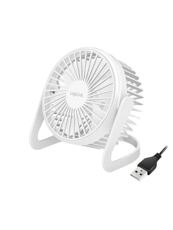 ვენტილატორი - Logilink UA0402 USB desk Fan 12.7cm 30dB White