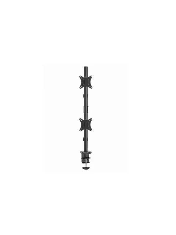 მონიტორის საკიდი - Gembird MA-D2-02 Adjustable 2-display vertical desk mount 17"-32"