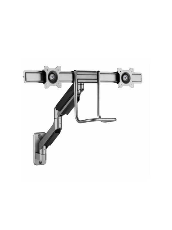 მონიტორის საკიდი - Gembird MA-WA2-02 Adjustable wall 2-display mounting arm 17”-32”