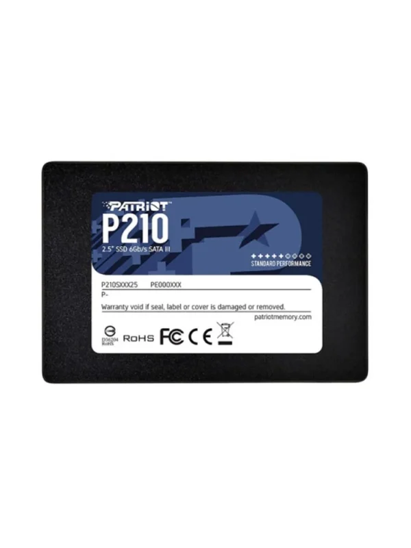 მყარი დისკი: Patriot P210 SSD 512GB SATA3 2.5 - P210S512G25