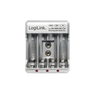 სამუხტი - Logilink PA0168 Battery Charger 4x AA or 4x AAA and 1x 9V battery