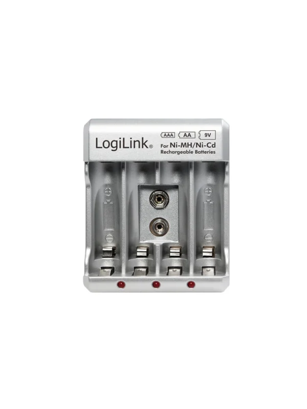 სამუხტი - Logilink PA0168 Battery Charger 4x AA or 4x AAA and 1x 9V battery