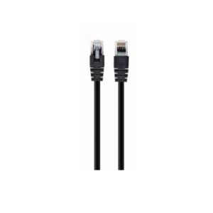 ქსელის კაბელი - Gembird PP12-1M/BK Patch Cord UTP CAT5E 1m Black