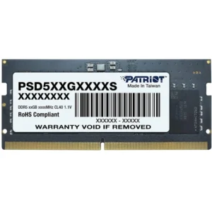 ოპერატიული მეხსიერება: Patriot Signature DDR5 16GB 5600MHz SODIMM - PSD516G560081S