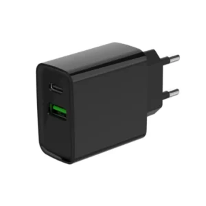 დამტენი - Gembird TA-UC-PDQC20-01-BK 2-port 20W USB Fast Charger Black