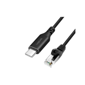 კაბელი - Logilink CU0413 USB-C 3.2 to RJ45 (CAT6) Ethernet Cable Adapter 3m