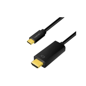 კაბელი - Logilink UA0329 USB Type-C to HDMI 4K/60Hz cable black 1.8m