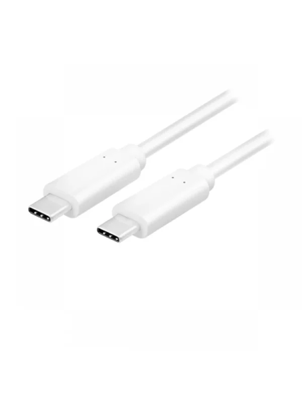 კაბელი - Logilink CU0131 USB Type-C 4K/60Hz White 1m 100W Up to 10 Gbps