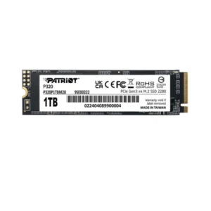 მყარი დისკი - Patriot P320 1TB SSD M.2 PCIe Gen3 x 4 NVMe - P320P1TBM28