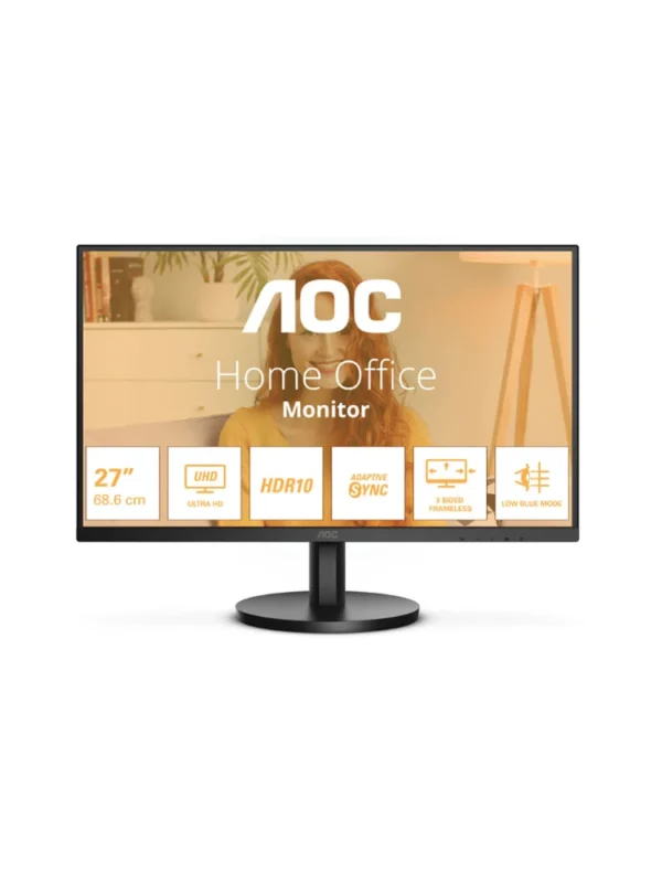 მონიტორი: AOC U27B3M 27" 4K UHD VA 4ms HDMI DP