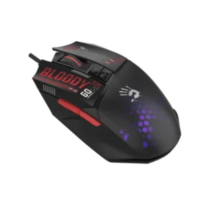 მაუსი - A4tech W60 Max Mini Lightweight RGB Gaming Mouse Black