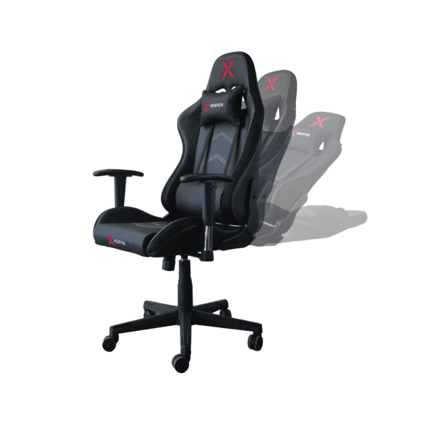 სავარძელი - Vertex Illidan Gaming Chair RGB Black PU - Image 2