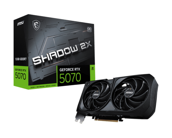 ვიდეობარათი - MSI GeForce RTX 5070 12G SHADOW 2X OC