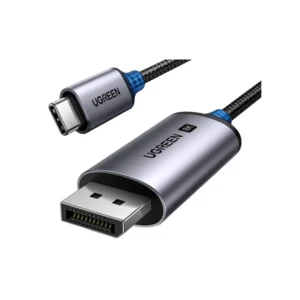 ვიდეო კაბელი UGREEN CM556 (25158), Type C to DisplayPort, 2m, Black/Grey