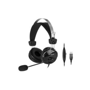 ყურსასმენი - A4Tech HU-7P ComfortFit Stereo USB Headset Black