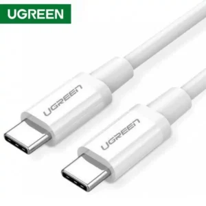 USB კაბელი UGREEN 60518 Type C 2.0 Male To Male Cable Usb Type C Charging Cable 1m (White)