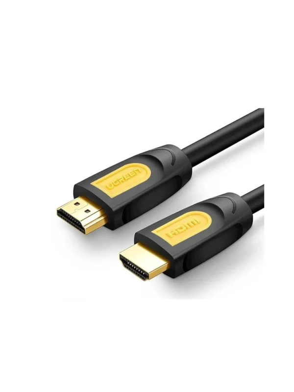 HDMI კაბელი UGREEN HD101 Round HDMI Cable 2m (Yellow/Black) 10129