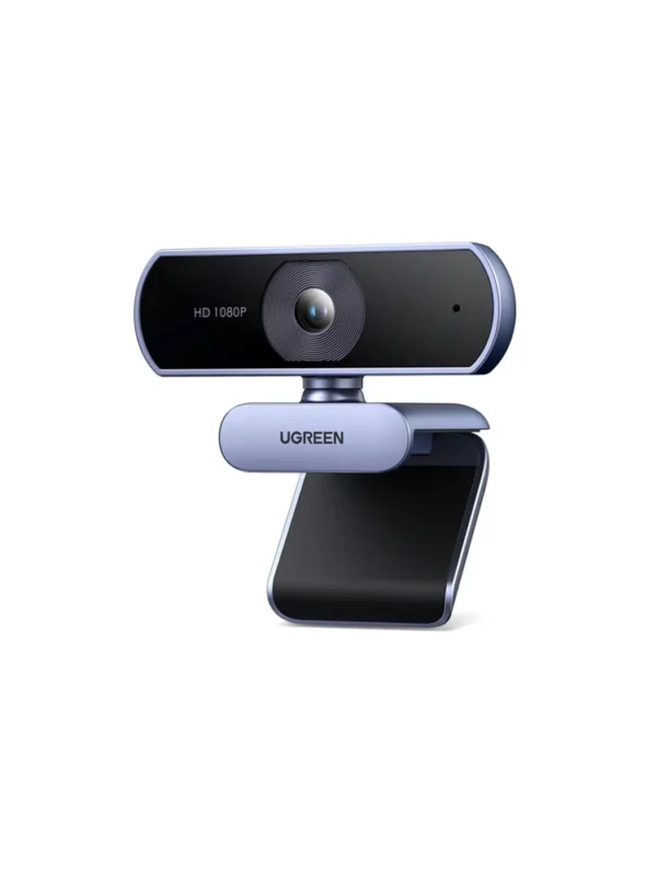 ვებკამერა UGREEN 15728, 2Mp, FHD, Built-in Microphone, Webcam, Gray/Black