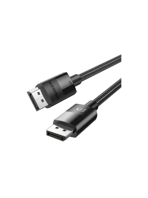 ვიდეო კაბელი UGREEN DP114 (80392), 8K, DisplayPort To DisplayPort, 2m, Black
