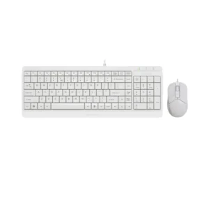 კლავიატურა-მაუსი - A4Tech Fstyler F1512 2-Section Desktop Set White