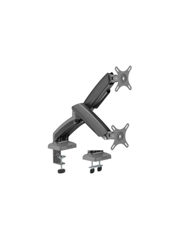 მონიტორის საკიდი - Vertex VX-2MA-01G Elegance Dual Screen Mechanical Spring Monitor Arm 17"-32"