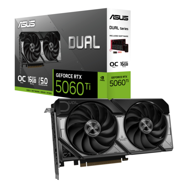 ვიდეობარათი - ASUS Dual GeForce RTX 5060 Ti 16GB GDDR7 OC Edition