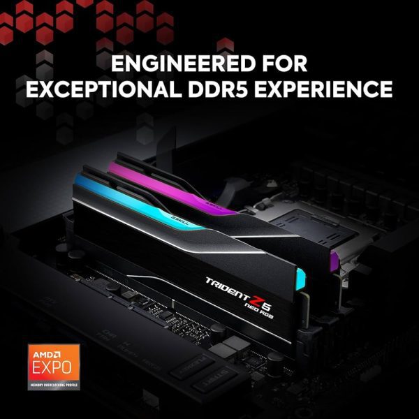 ოპერატიული - G.Skill Trident Z5 Neo RGB Series 32GB DDR5-6000 - გამოსახულება 3